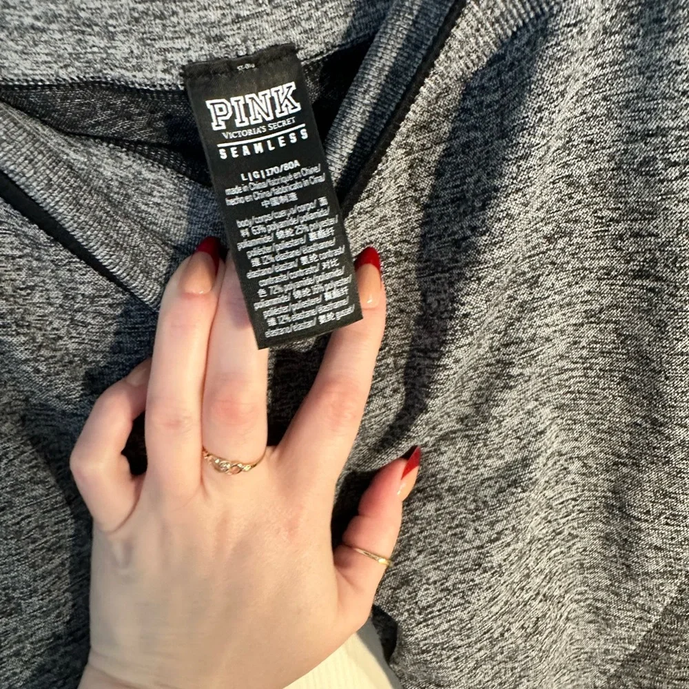 PINK Victoria's Secret seamless, Charcoal Leggings - Picture 4 of 9